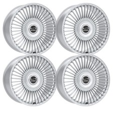 Set-4 Strada Spaghetti 24x10 6x1356x139.7 30mm Silver Wheels Rims 24 Inch Set-4 Strada Spaghetti 24x10 6x1356x139.7 30mm Silver Wheels Rims 24 Inch