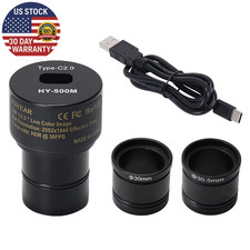 5MP Digital Electronic Eyepiece CMOS Microscope Camera USB2.0 Free Driver Microv