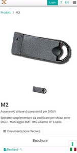 M2 Proximity Key Accessory for DIGI/I Additional Pin from...