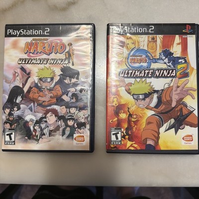 Naruto Shippuden: Ultimate Ninja 1 and 2  Ps2 PlayStation 2 Complete CIB Tested