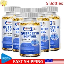 5xQuercetin 1000mg With Bromelain - Natural Immune supplement, 600 Capsules