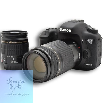 Canon EOS 7D Mark II Doppelzoom Kit gebraucht mit neuer SD-Karte & WLAN JP