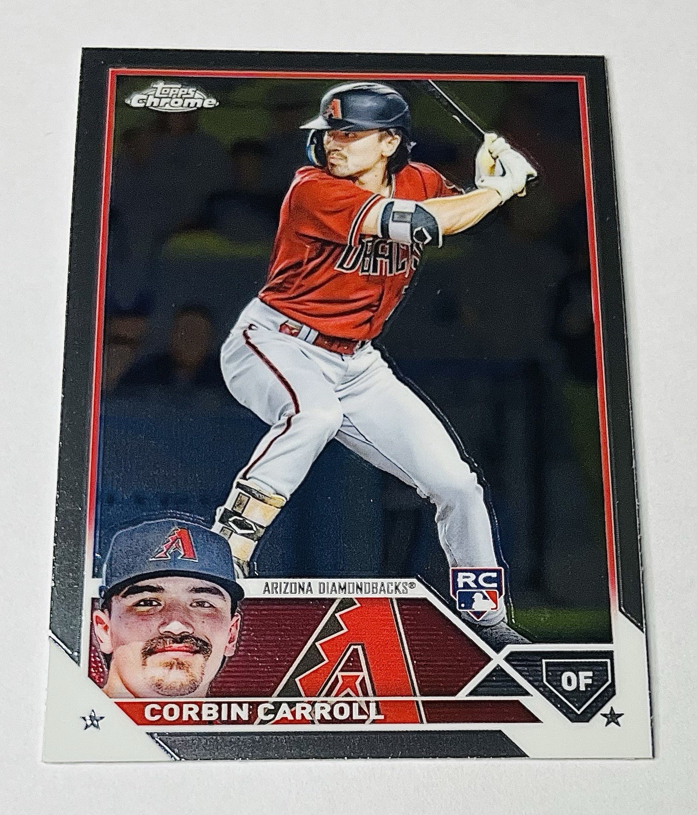 2023 Topps Chrome #95 Corbin Carroll Arizona Diamondbacks Rookie RC