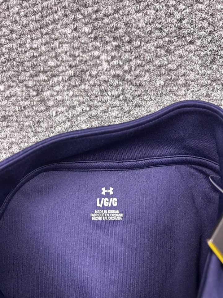 Auburn Tigers Shirt Mens Large Navy NCAA Basketball 2025 Final Four Quarter Zip - Image 4 of 4