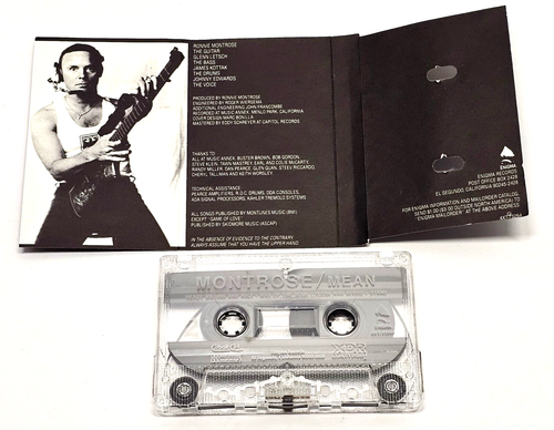 Montrose Mean Cassette Tape 1987 Enigma Records Canada - Picture 3 of 12