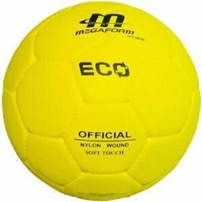 Megaform | Handball ''ECO'' |  Größe 0 bis Größe 2 | GELB | Trainingsball |