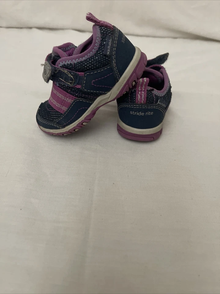 Stride Rite Baby Girl Sneakers Size 4 - Image 4 of 4