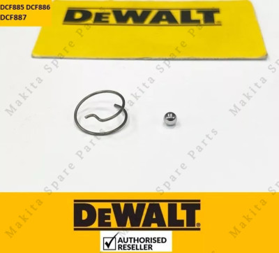 Original DeWalt Schlag Bithalter Bohrfutter Reparatur Feder + Kugel DCF885 DCF886 DCF887