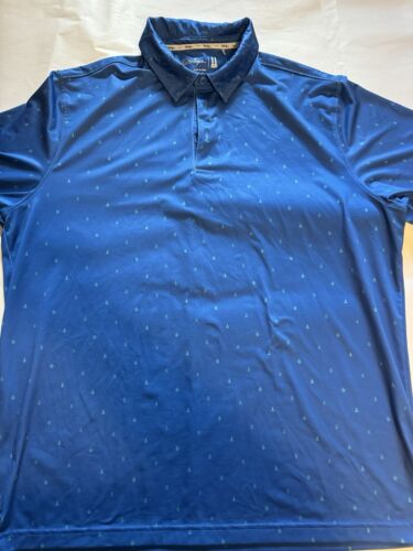 Walter Hagen Golf Shirt Men's Size XL Blue Outdoor Short Sleeve 11 Majors - Picture 3 of 7