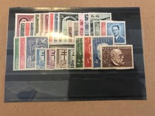 belgique 1953 année complète neuf sans charnière