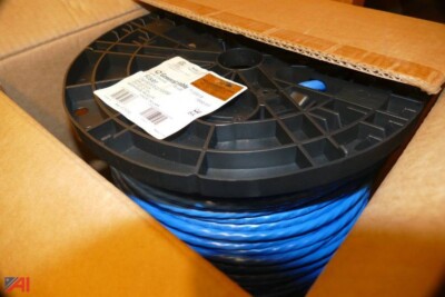 GenSPEED 10 MTP Cat 6A Cable 23 AWG U/UTP CMR Blue 1000 ft Reel 6ANP4P24-BL-R-GC