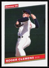 2020 Donruss Optic Retro 1986 Roger Clemens #R86-11 Boston Red Sox