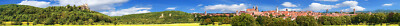 Modellbahn Hintergrund Verbund ''Rothenburg ob Tauber + Fränk.Schweiz''  bis 12 m 
