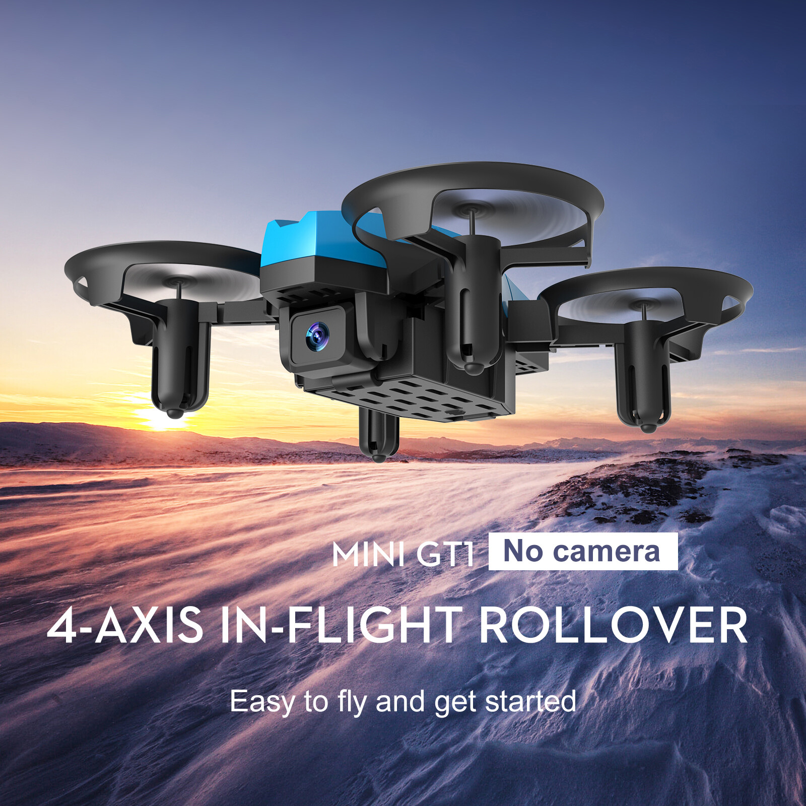 4CH RC Drone 3D Flip Altitude Hold 6axis Gyro Quadcopters (Blue 3