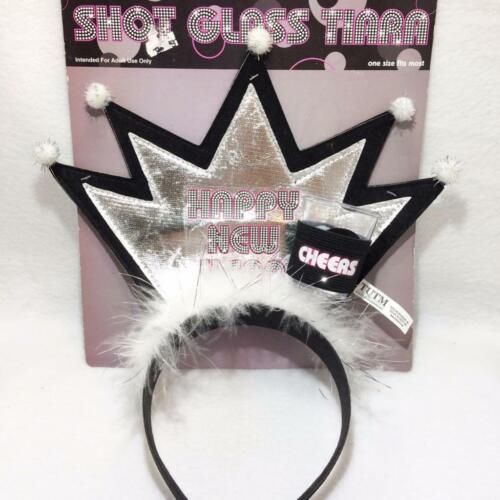New Years Shot Glass Tiara Party Celebration New - Picture 1 of 1
