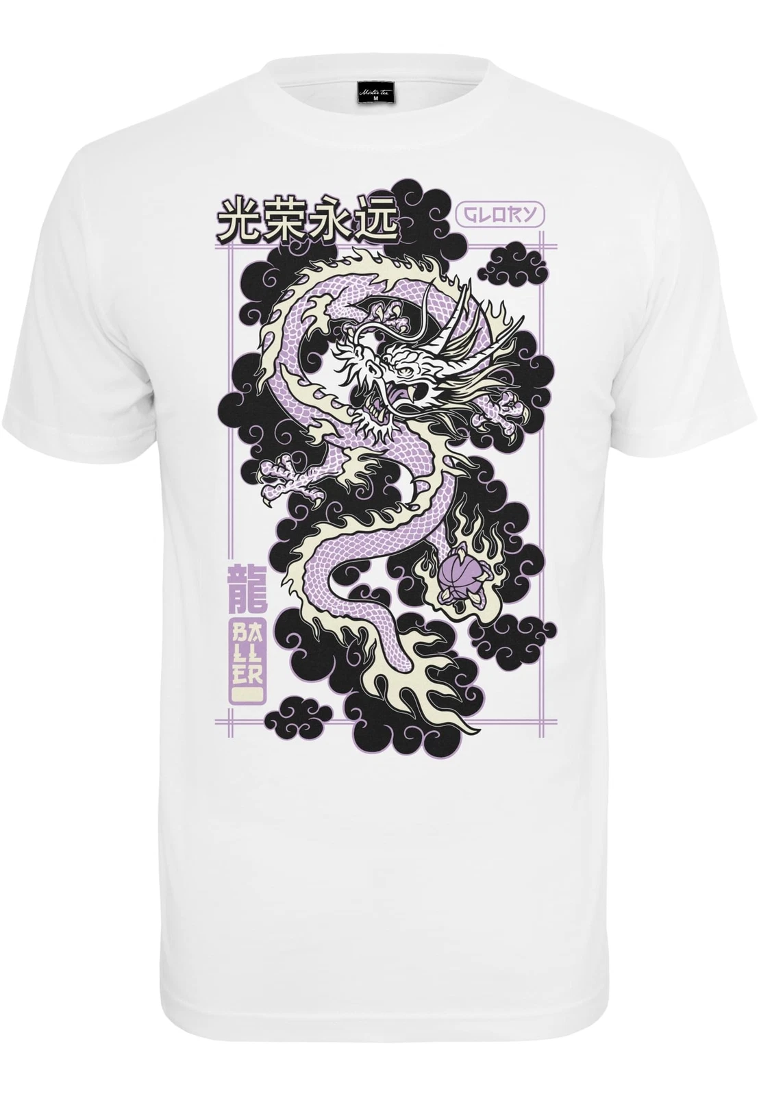 Mister Tee Glory Dragon Tshirt Men Top Cotton Jersey Print Dragon