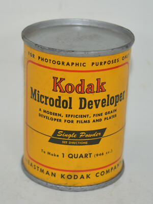 Vintage Kodak Microdol Developer Replenisher Powder Makes 1 Quart NOS ...