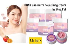 6X ONNY Underarm Nourishing Cream By Mae Pat White Armpits Size 5g Free Shipping