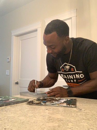 Delvin Breaux authentic signed autographed 8x10 photograph proof COA - Picture 2 of 5