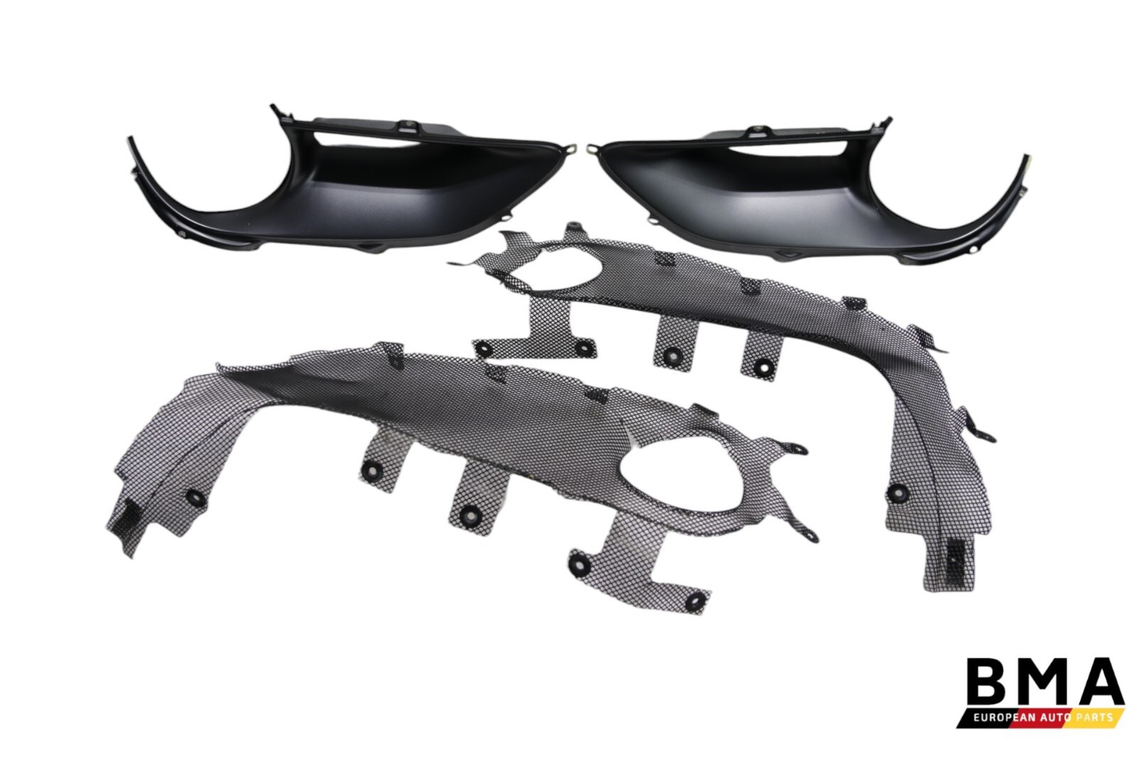 Ferrari 488 GTB Rear Bumper Grille & Trim Inserts Set of 4 2016 - 2020 OEM