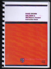 David Brown 885, 885G & 885 Narrow Tractor Instruction Manual Book