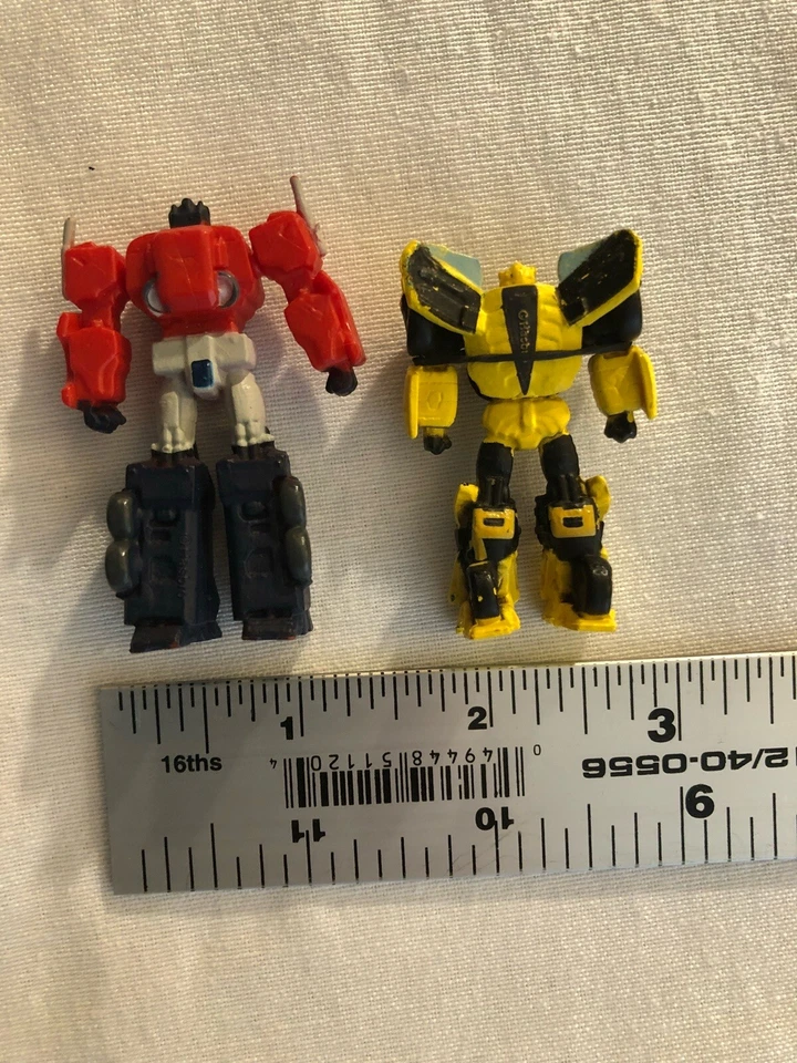 Transformers McDonalds Optimus Prime/Bumblebee Tiny Titans - Image 2 of 2