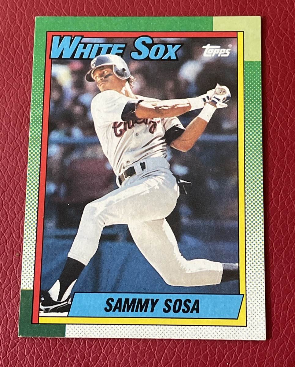 1990 TOPPS SAMMY SOSA RC Rookie CHICAGO WHITE SOX #692 NM | eBay