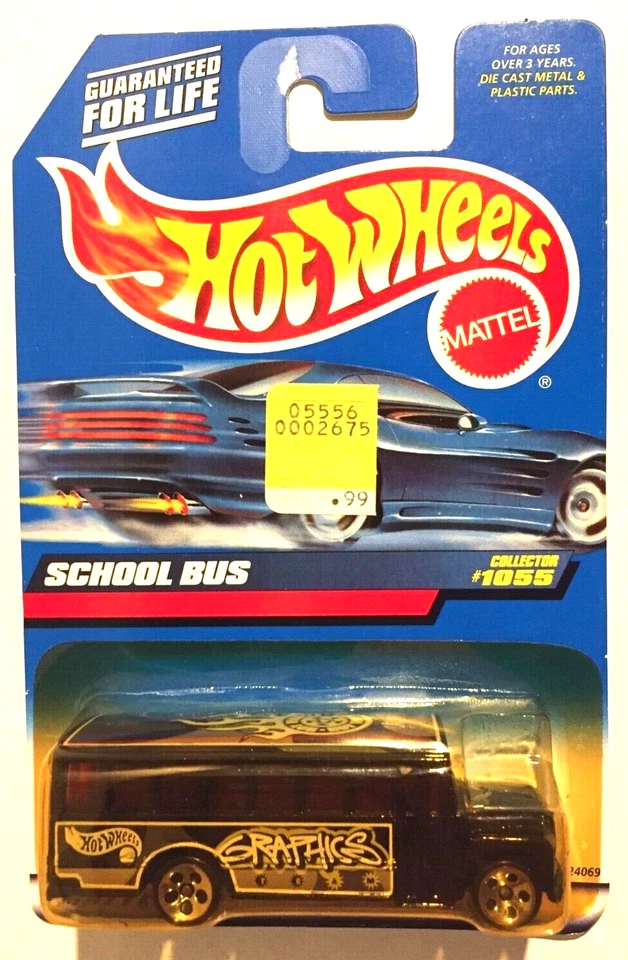 Hot Wheels ~ AUTOBÚS ESCOLAR ~ VINTAGE ~ Lote mixto de 4 series ~ Lote de 4 ~ 1:64 ~VG+ Foto 4 de 4