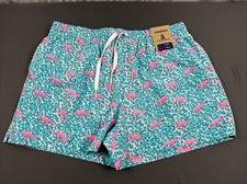 NWT Chubbies The Domingos Are For Flamingos Shortie 4  Classic Swim Trunk XL LR