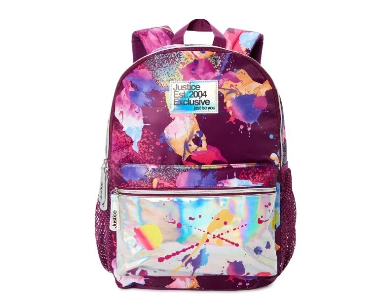 Justice top girls bookbags