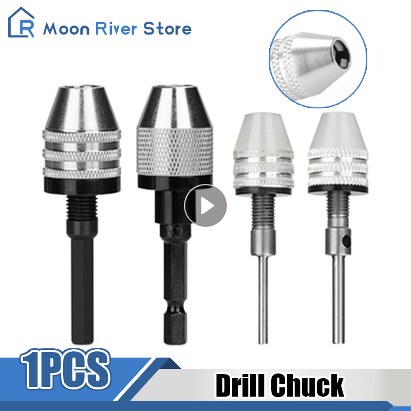 Drill Chuck 0.3-8mm Mini Jaw Quick Change Keyless Drill Bit Adapter Holder Clamp