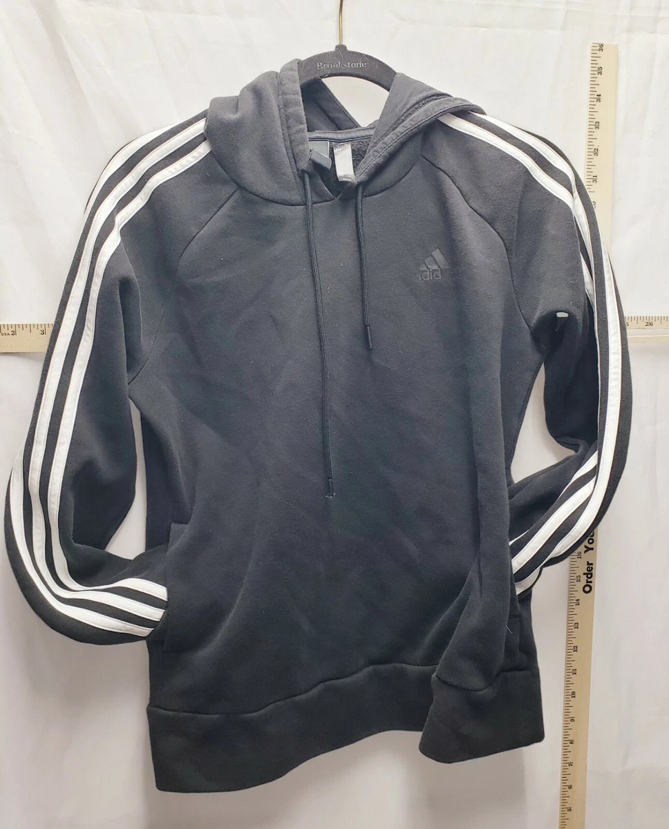 Adidas Womenu0026#039;s Essentials 3 Stripes Over Head Fleece Hoodie - Small |  eBay