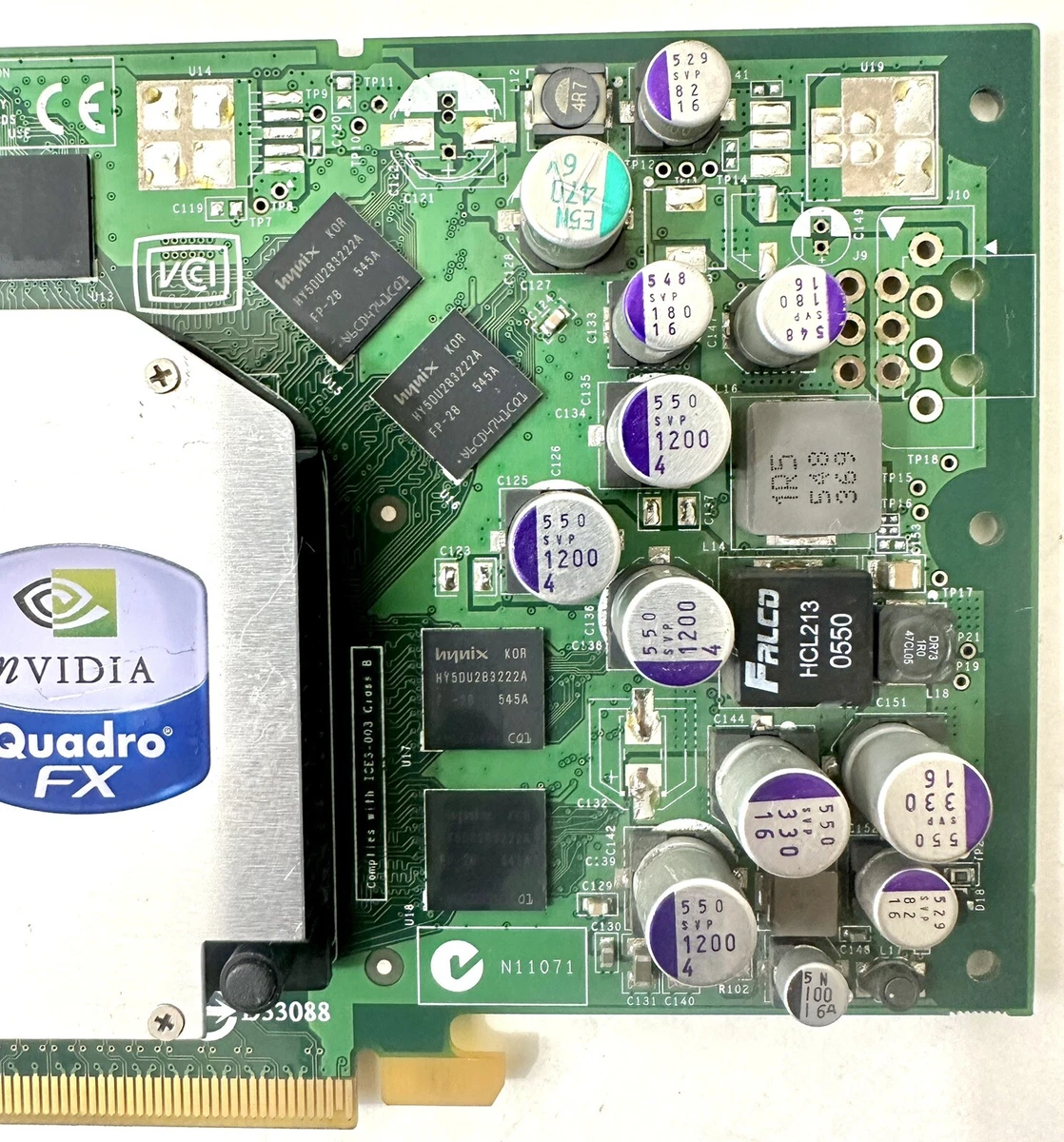 nVIDIA Quadro FX 1400 P260 128MB 0JF507 Dual DVI Video Medical Graphics Card
