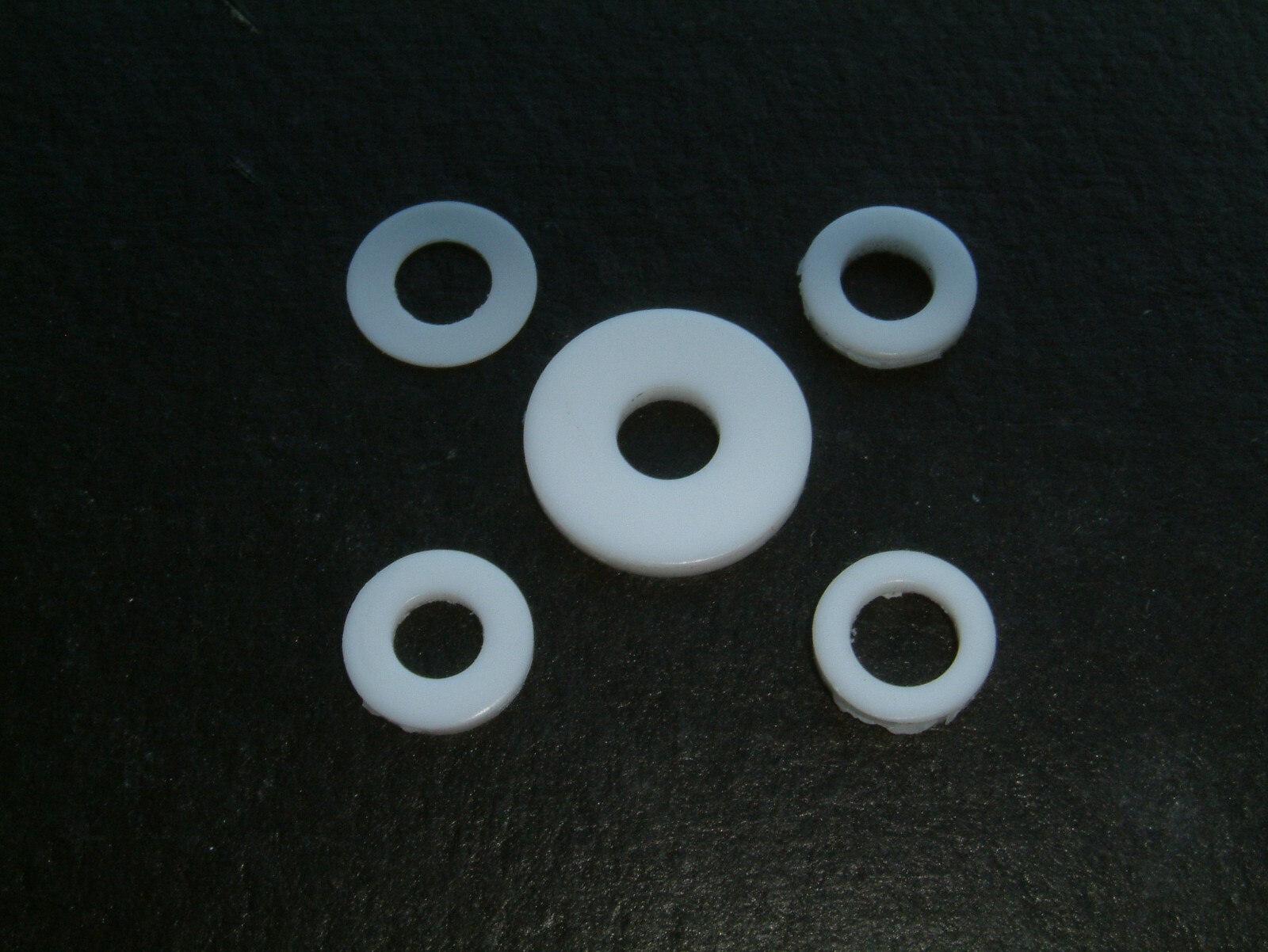 Teflon(PTFE) P.T.F.E. WashersI/D's from 5.5mm up to 6.6mm, 10 Per Pack