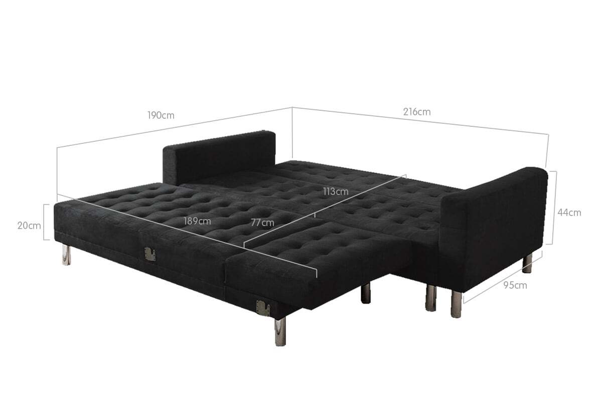 Sarantino Corner Sofa Lounge Couch Bed Modular Furniture Home Chaise