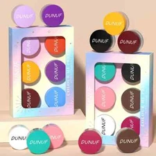 6Color/Set Technicolour Eyeshadow Palette Neon Face Paint Colored Makeup Shadow