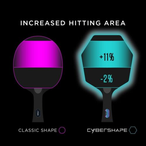 STIGA Table Tennis Racket Cyber Shape Carbon ST Hexagonal Racket 160202013 Japan - Picture 2 of 7