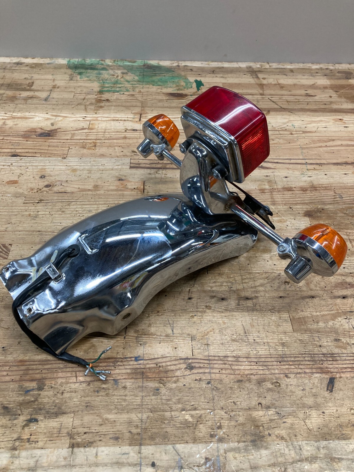 7981 Honda CM400 Rear Fender. 1980 CM400A CM400C CM400E CM400T Chrome