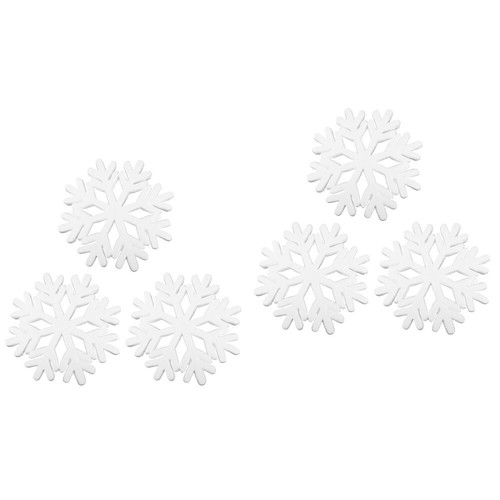 30 Flocons De Neige En Plastique Blanc - Décoration Noël à Suspendre - 10 Cm - Pour Sapin, Fenêtre, Déco Hiver