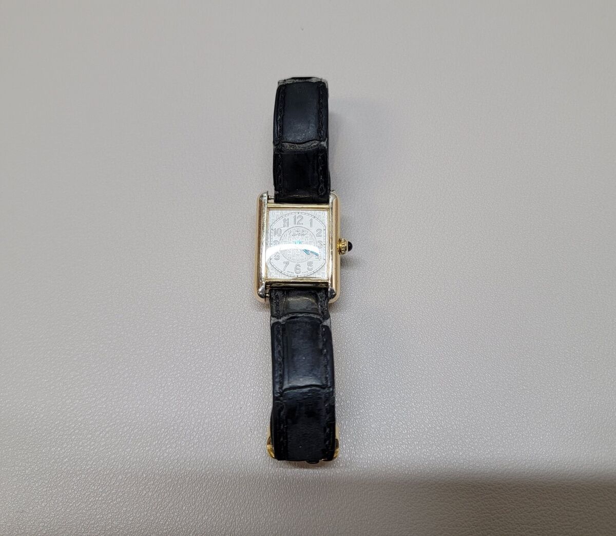 Must De Cartier Argent 925 Tank 2415 Quartz Ladies Watch | eBay Must De Cartier Argent 925 Tank 2415 Quartz Ladies Watch | eBay