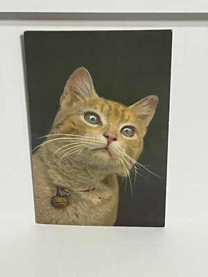Portrait of Cat Kitty Postcard A21
