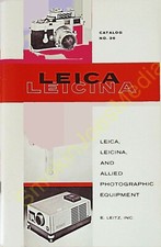 Vintage Leica Leicina Catalog No. 36 October 1961 E. Leitz Inc