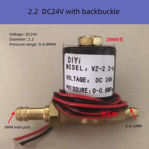 Solenoide eléctrico de 2 vías para máquina de soldadura por arco de argón válvula de gas de dos protecciones - Imagen 24 de 27