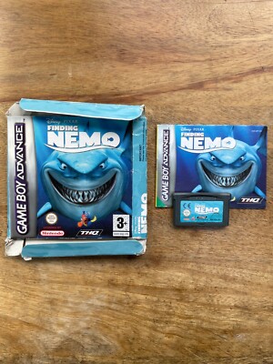 BOXED NINTENDO GAMEBOY ADVANCE GBA GAME DISNEY PIXAR FINDING NEMO