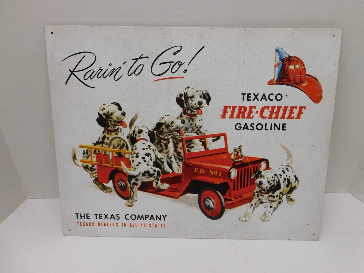 Texaco Fire Chief Sign for sale | eBay