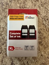 Unopened 245 XL Black Ink Cartridges 2-pack