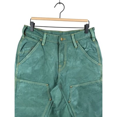 Vintage Carhartt Double Knee Carpenter Cargo Cut-out Shorts Green