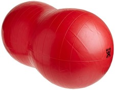 CanDo Ball Trainingsrolle Motorikball Fitnessball Erdnussform Rot 70 x 120 cm