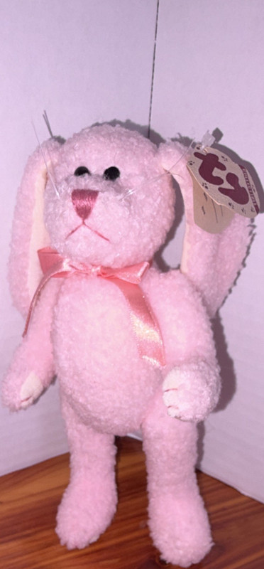 Ty Attic Treasures Strubbunny Pink Bunny Plush Beanbag 3+ Ages 3-4 8-11 Years