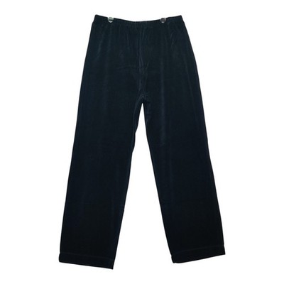 Vtg 90s Gap Velvet Sweatpants Womens L Stretch Career Elastic Waist